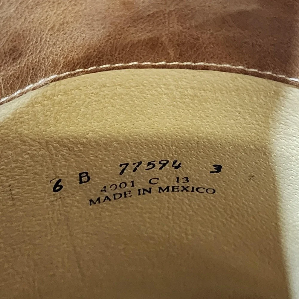Frye Jane Tall Cuff Boots Womens 6‎ B Brown Leather Over The Knee Riding Western